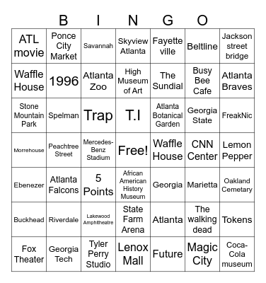 A “Tea” L Bingo Card