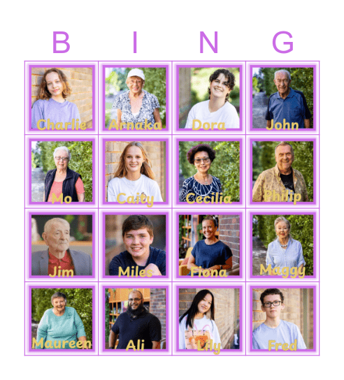 Old Peoples Home for Teenagers Bingo Card