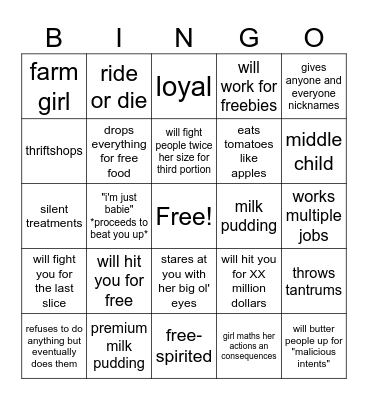 Solaris Bingo Card