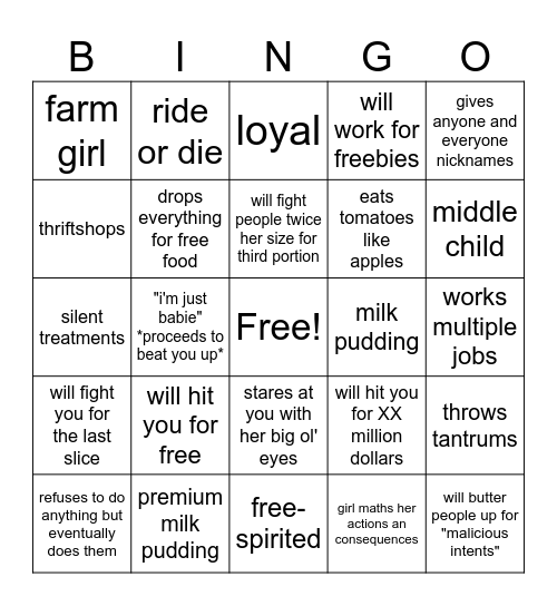 Solaris Bingo Card