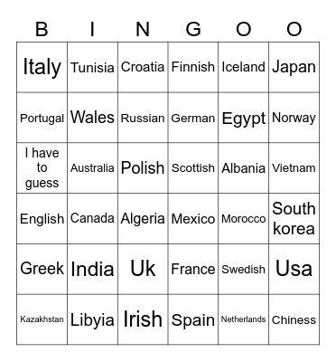Girl only (feel free) Bingo Card