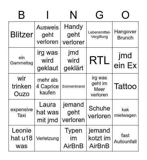 RHODOS Bingo Card