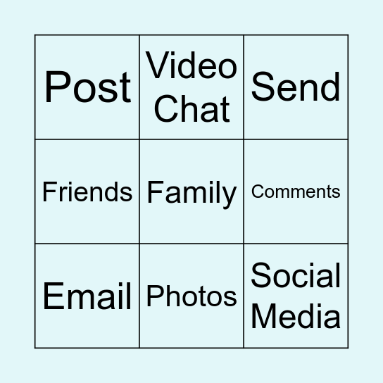 Technology! Bingo Card