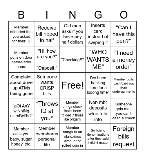 Chronicles of Davis Hwy Bingo Card