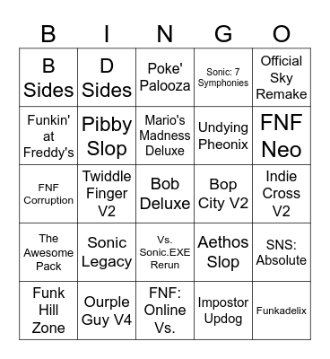 FunkCast Bingo Card