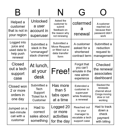 Back to School Bingo! Bingo Card