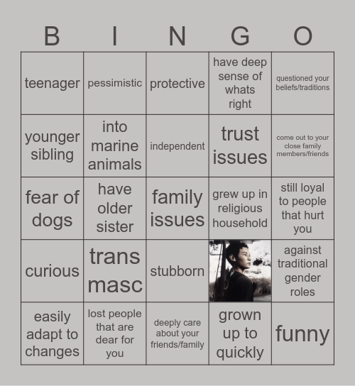 LEV Bingo Card