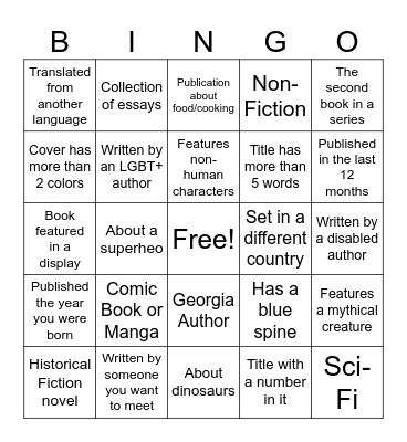 End of Summer Micro Media Fest Bingo Card