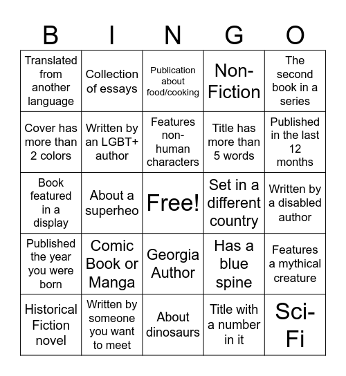 End of Summer Micro Media Fest Bingo Card