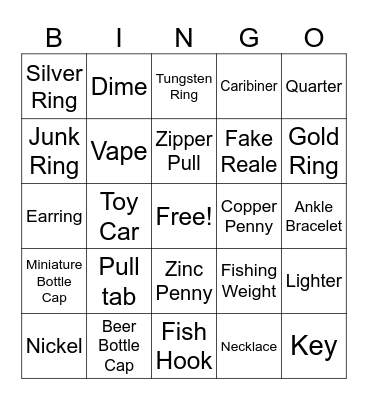 Beach Babe Bingo Card