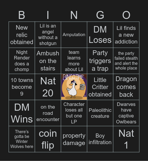 Icewind Dale RotF (Hardcore) Ep. 15 | Sunblight Bingo Card