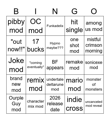 FUNKKAST BINGO Card