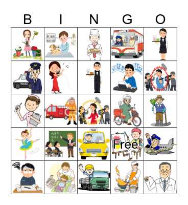 JOBS Bingo Card