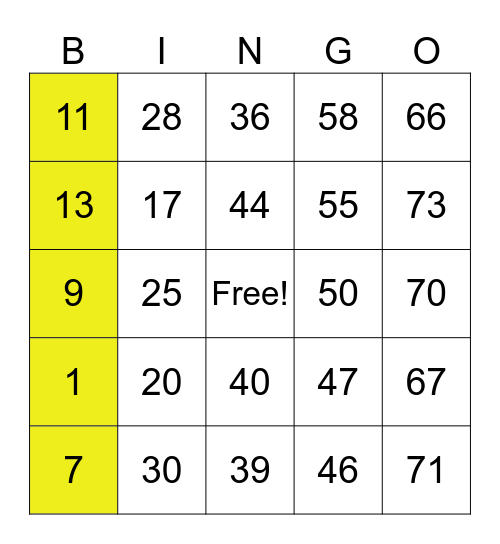 Earth and Life Science Bingo Card