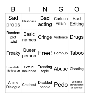 Tomorrow teaching Bingo Card