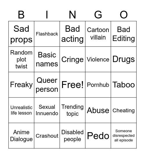 Tomorrow teaching Bingo Card