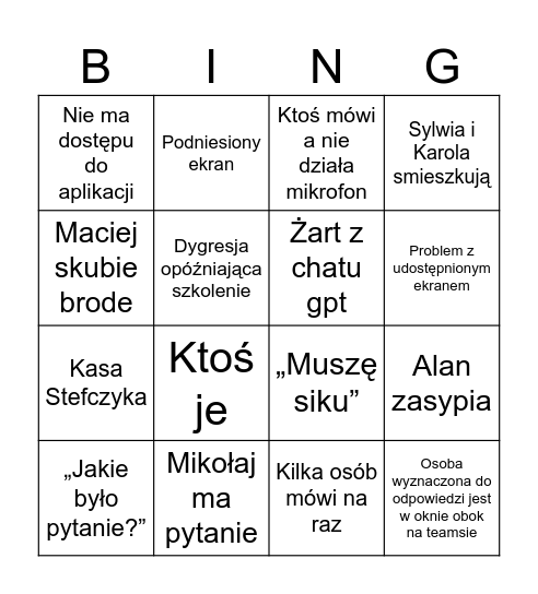 Melonki Bingo Card