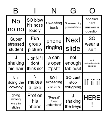 SCS LSPN Bingo Card