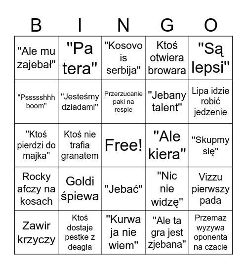 CS2 BINGO Card