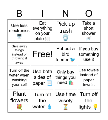 Earth Bingo 🌎 Bingo Card