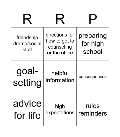 Google Meet Bingo Card