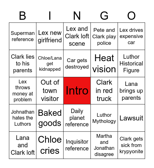 Xela Bingo Card