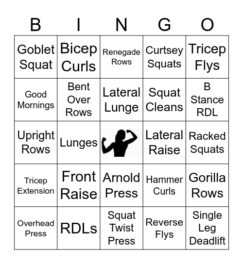 Strength Bingo Card