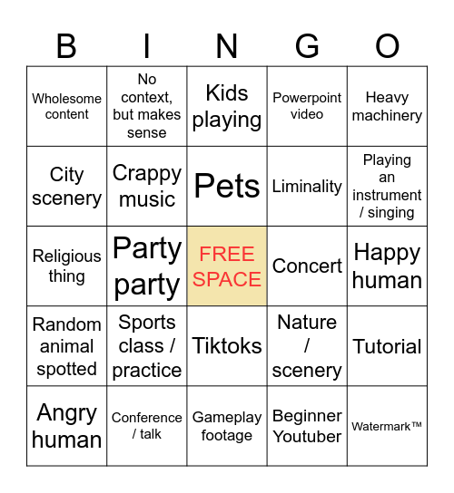 Uz izgerbsanos! Bingo Card