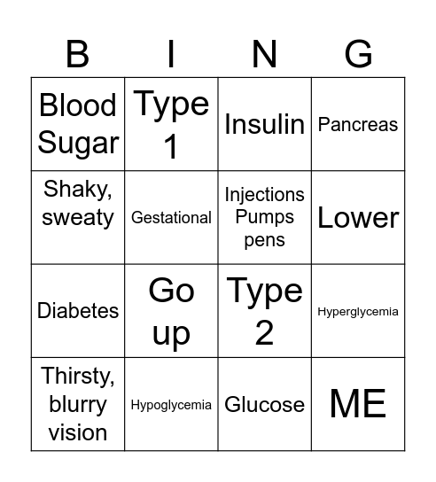 DIA-BINGO Card