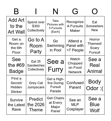 FM 2025 Bingo Card