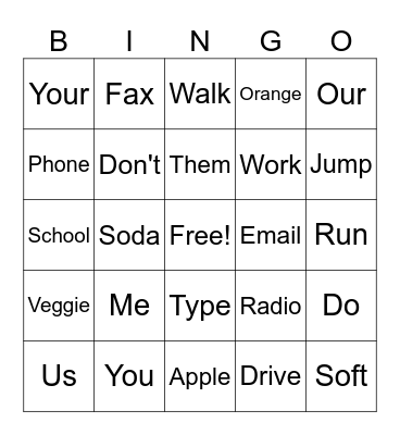 Boarding Pass Bingo Card