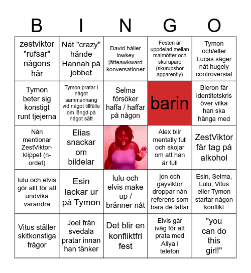 GRILLFESTBINGO Card