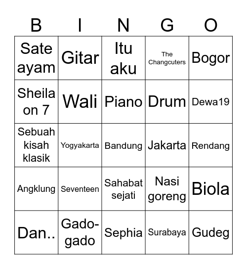OAxSO7 Bingo Card