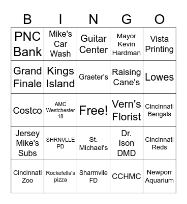 Tru by Hilton Grand Opening BINGO! Bingo Card