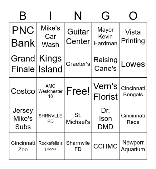 Tru by Hilton Grand Opening BINGO! Bingo Card
