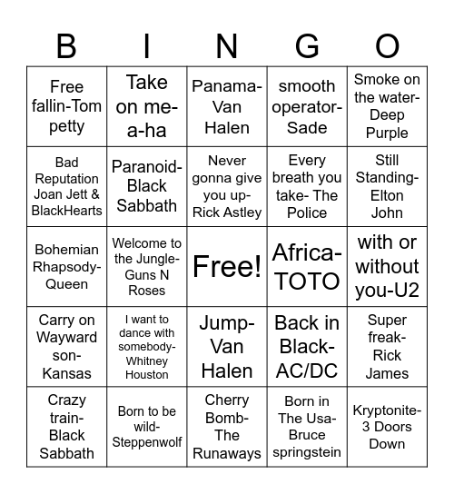 Frisco Kava Bar Bingo Card