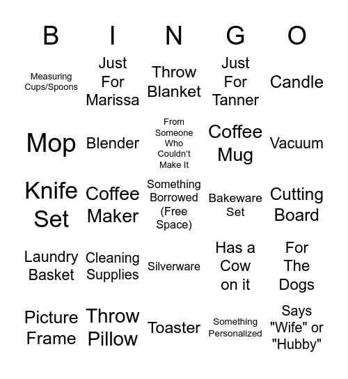 Here Comes the Bingo Card
