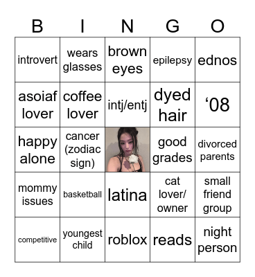 issy’s bingo! Bingo Card