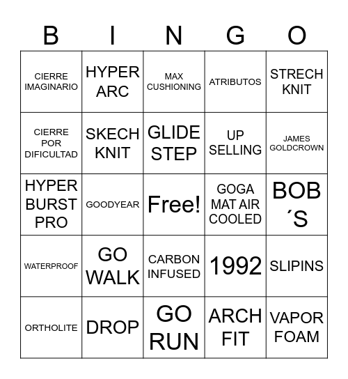 SKECH & MATCH Bingo Card