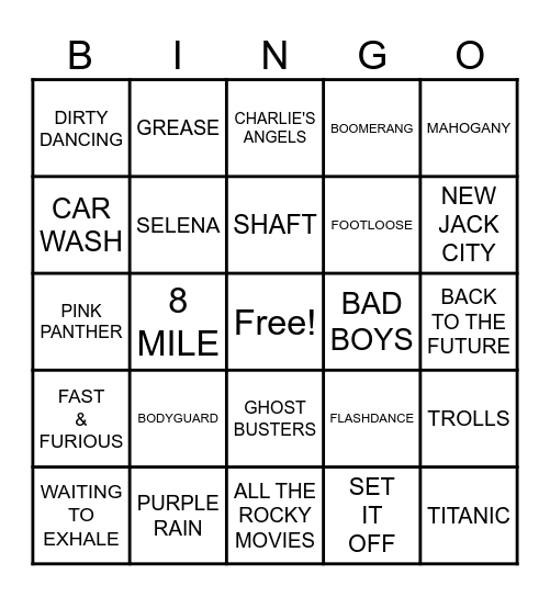 THE WEDDING GAME 2 Bingo Card