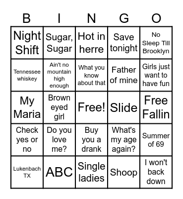 Cinco de Drinko BINGO Card