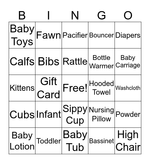 Two Peas in a Pod Bingo Card