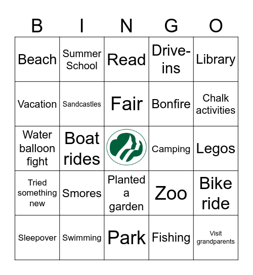 Welcome Girl Scouts Bingo Card