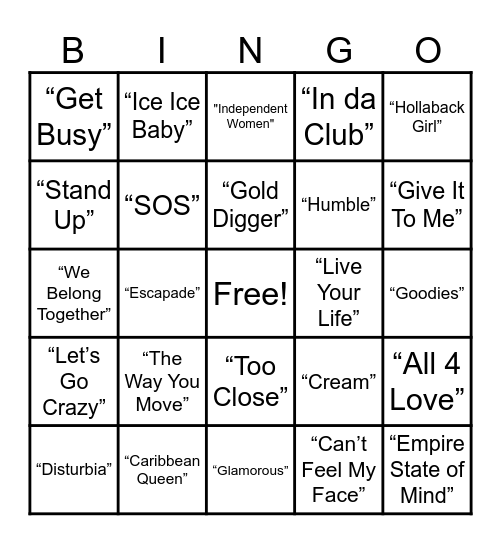 Retro Bingo Card