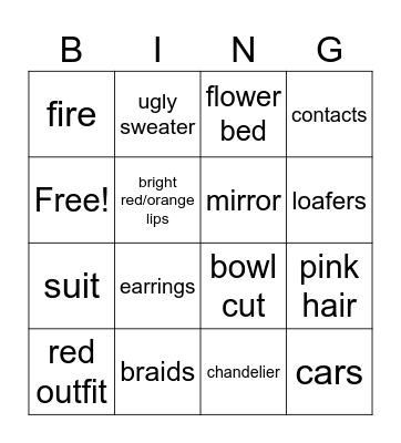 kpop 3rd gen Bingo Card