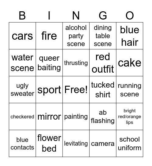 3rd gen kpop Bingo Card