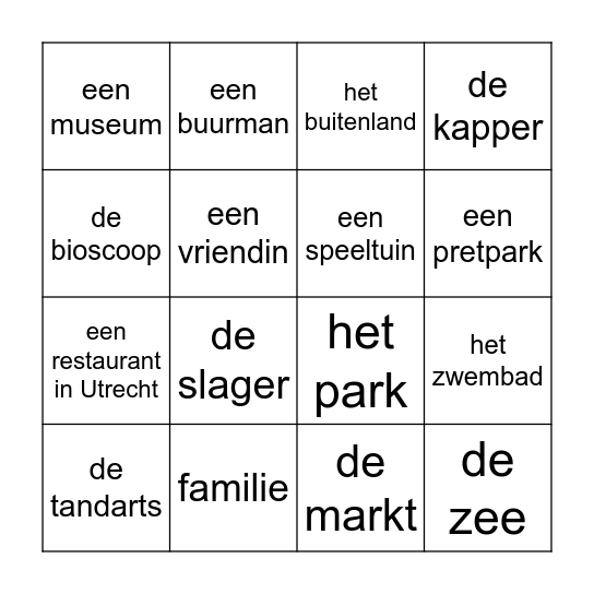 Zoek iemand die naar....... is geweest Bingo Card