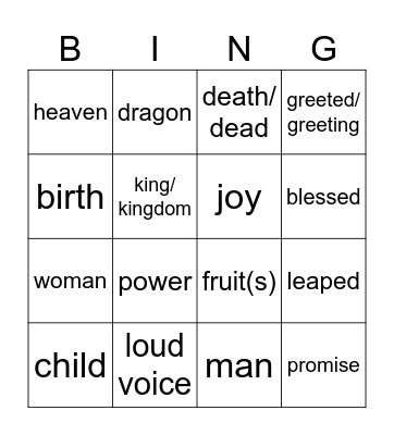 Assumption during the Day Bingo Card