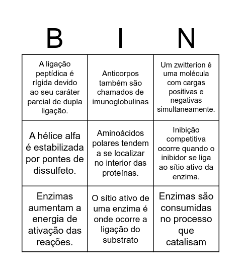 HEY PROTEIN Bingo Card