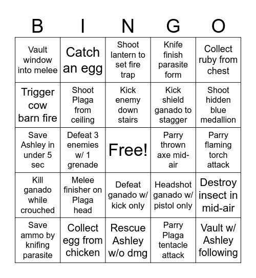 Board 3 – Challenging Bingo Card